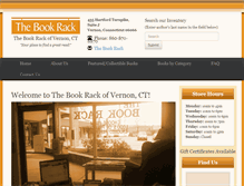 Tablet Screenshot of bookrackct.com